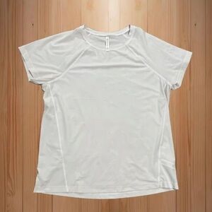 Athleta White Short Sleeve Tee